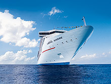 Das Kreuzfahrtschiff Carnival Sunshine