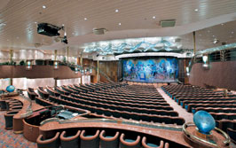 Das Theater auf der Royal Caribbean Vision of the Seas